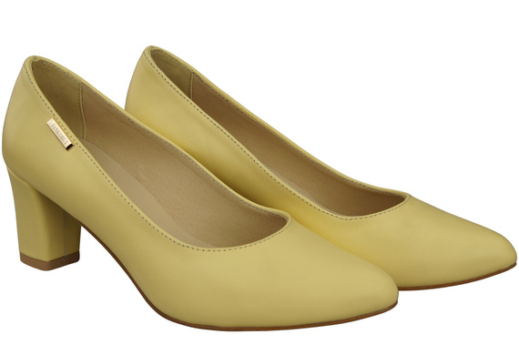 Klasické hladké boty Dámské lodičky Banana Natural Leather 213 ElitaBut