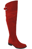 Dámská obuv Red Muskegon Vysoké kozačky nad kolena z přírodní kůže Velour 154 ElitaBut