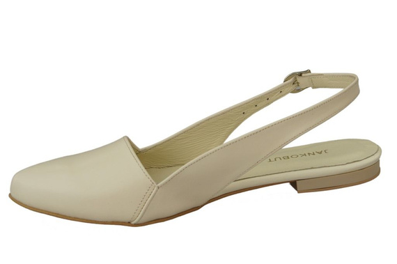 Obuv Dámské sandály Béžová přírodní kůže 996 ElitaBut