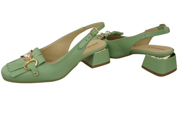 Dámská obuv Mint Sandály zdobené třásněmi Přírodní kůže 208 ElitaBut