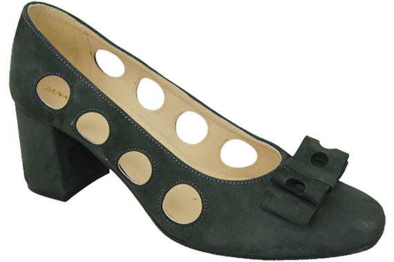 Dámská obuv Graphite Leather Suede Natural Leather 182 ElitaBut