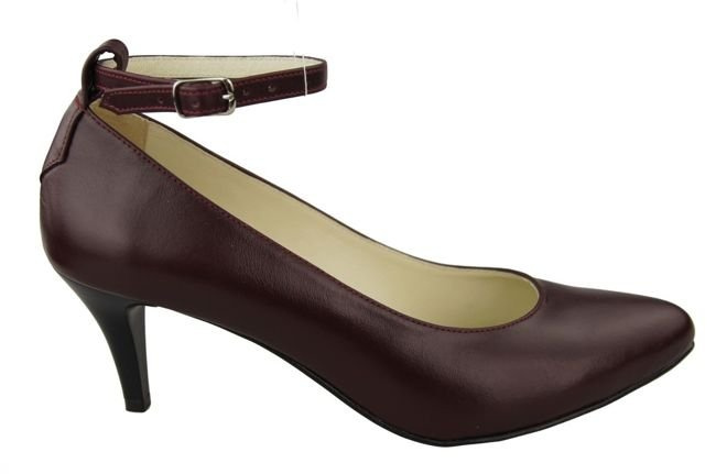 Dámská obuv Maroon Natural Leather 997 ElitaBut