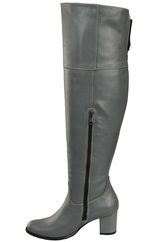 Dámské boty Ash Grey Musketeers High over the knee natural leather 190 ElitaBut