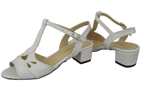 Dámská obuv Sandály White Natural Leather 169 ElitaBut