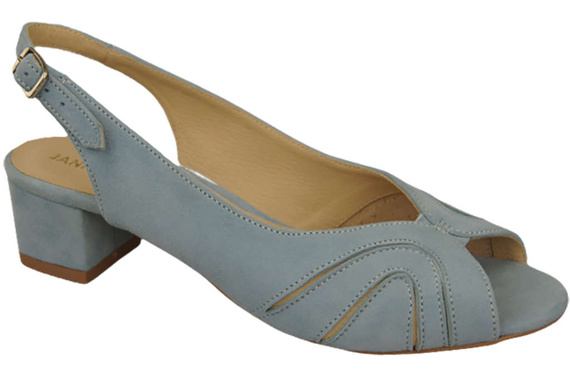 Dámská obuv Sandály semišové kožené Bright Blue 991 ElitaBut