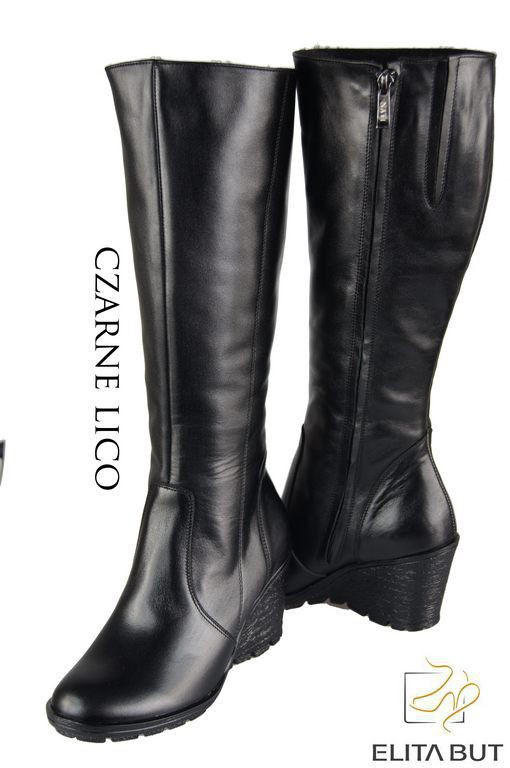 Obuv Dámské kotníkové boty Přírodní kůže Černá 745 ElitaBut