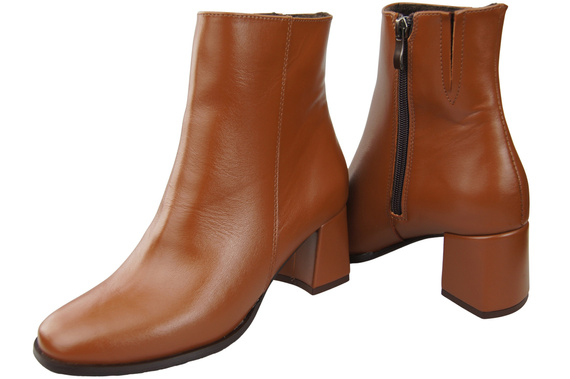 Obuv Dámské boty Hnědé pro Zimní přírodní kůže 214 Z ElitaBut