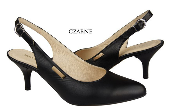 Dámská obuv Přírodní kůže Sandály Black 910 ElitaBut