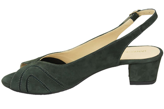 Dámská obuv Sandály z přírodní semišové kůže Graphite 991 ElitaBut