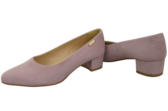 Pohodlná dámská obuv Bright Lilac Natural Suede Leather 220 od ElitaBut