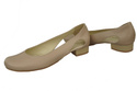 Dámské baleríny Cappuccino přírodní kůže 103 ElitaBut