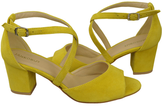 Dámská obuv Lemon Kožené semišové sandály 111 ElitaBut