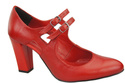 Dámská obuv Červené lodičky Přírodní kůže 105 ElitaBut