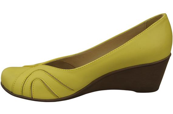 Lemon Kožené dámské lodičky na kotvách 828 ElitaBut