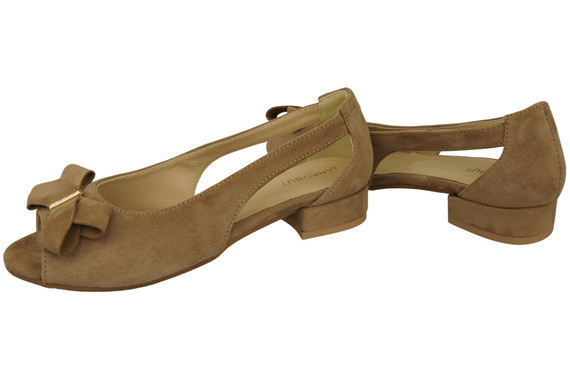 Dámské sandály Olive Natural Suede Leather 994 Z Kombinace stylu a pohodlí ElitaBut