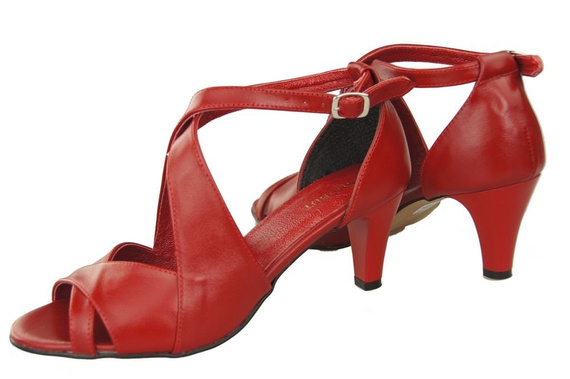 Dámská obuv Sandály Červená přírodní kůže 130 ElitaBut