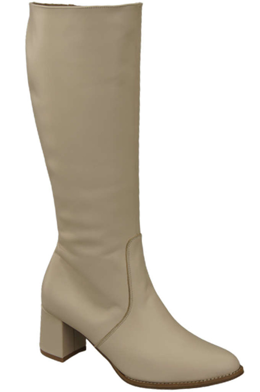 Dámské boty Classic Natural leather Beige 175 ElitaBut