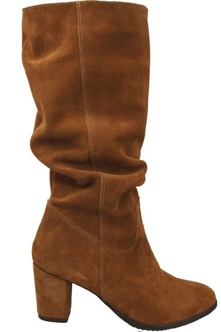 Dámské boty Caramel přírodní kůže Velour 141 ElitaBut