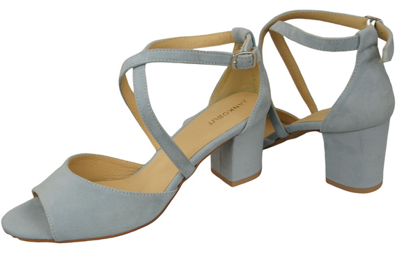 Dámská obuv Sandály Bright Blue semišová kůže 111 ElitaBut