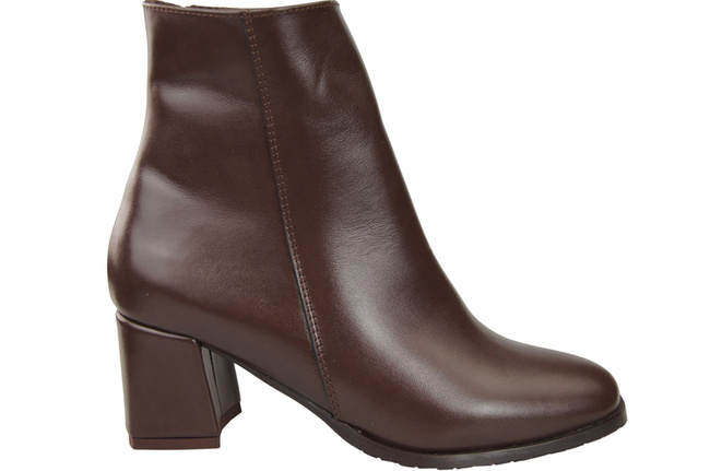 Obuv Dámské boty Chocolate for Zimní přírodní kůže 214 Z ElitaBut