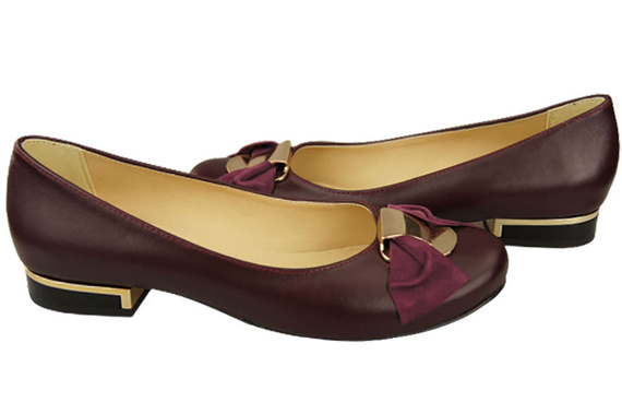 Dámské baleríny Natural Leather 894 ElitaBut