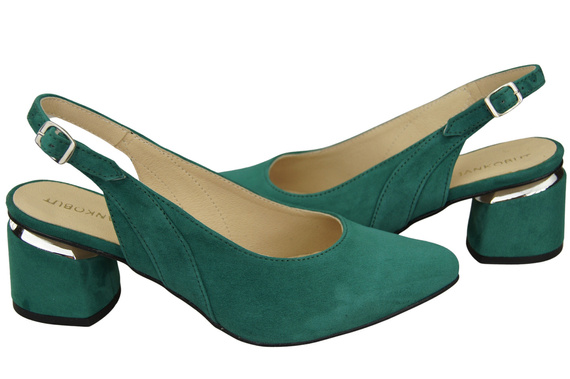 Dámské sandály z přírodní semišové kůže Malachite Elegance a pohodlí 196 From ElitaBut