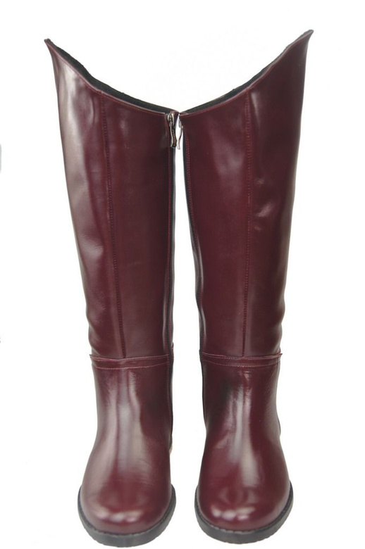 Obuv Dámské boty Přírodní kůže 124 Bordo ElitaBut