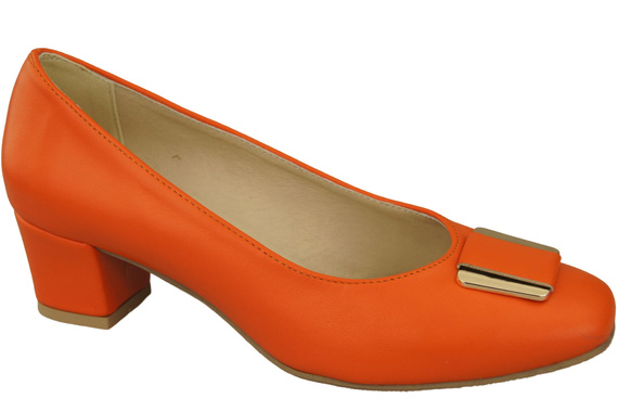 Dámská obuv Natural Leather 187 Orange ElitaBut