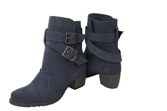 Dámská obuv Obuv Natural Leather Velour Graphite 119 ElitaBut