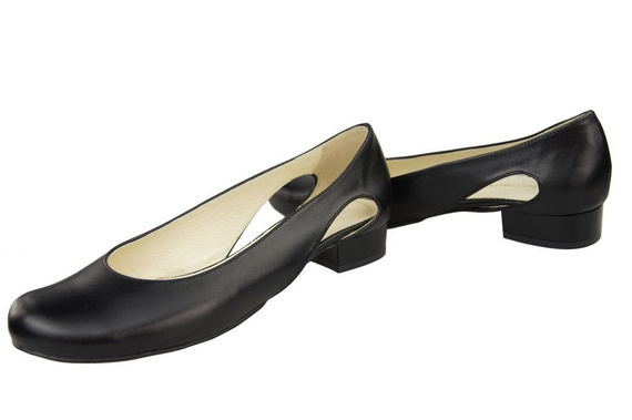 Dámské baletní boty Black Natural Leather 103 ElitaBut