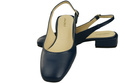 Dámská obuv Navy Blue Sandály na plochém podpatku Natural Leather 206 ElitaBut