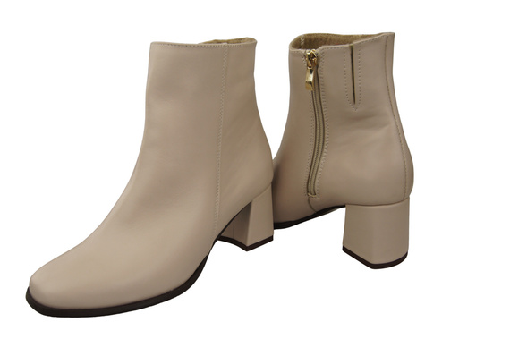 Dámské boty Cappuccino Bright for Winter přírodní kůže 214 Od ElitaBut