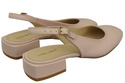 Dámská obuv Sandály Pink Powder Flat Heel Natural Leather 206 ElitaBut