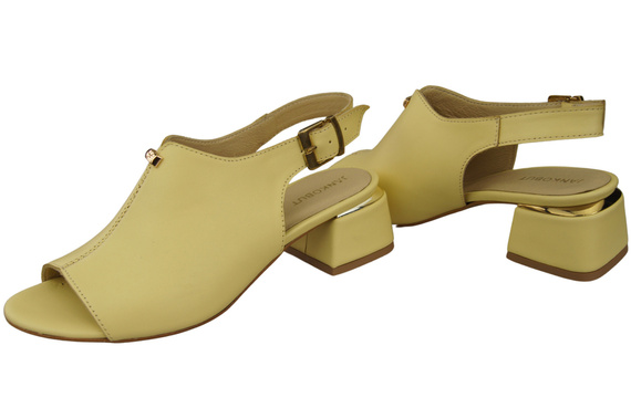 Dámská obuv Sandály Banana gold buckle Přírodní kůže 198 ElitaBut