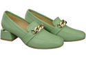 Dámská obuv Mint with Embellished Chain Moccasin pumps Přírodní kůže 193 ElitaBut