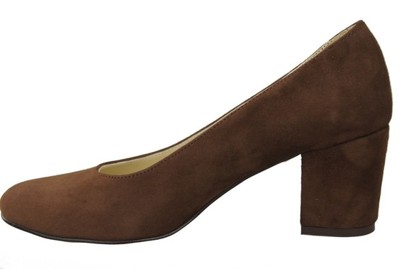 Dámská obuv Hnědá semišová kůže Přírodní kůže 125 ElitaBut