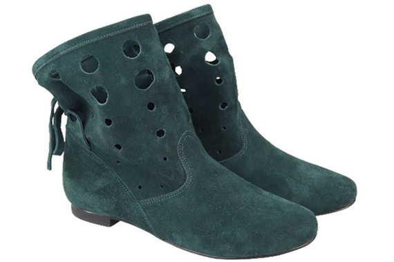 Obuv Dámské kozačky z přírodní kůže Malachite 160 ElitaBut