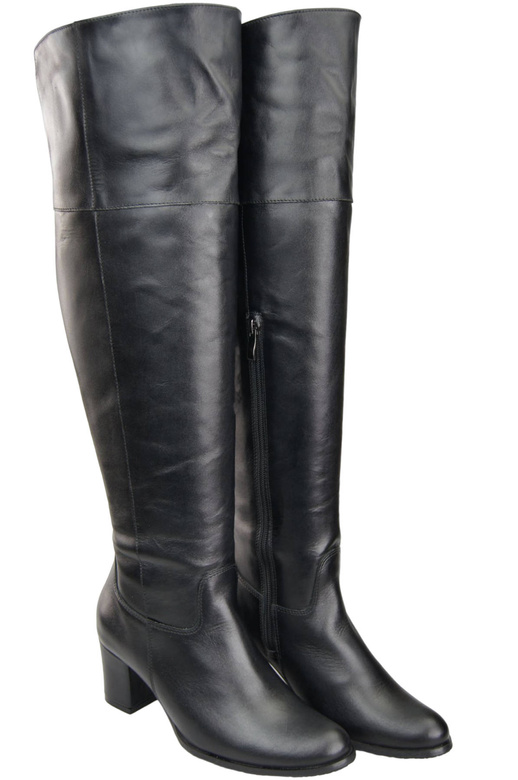 Dámské boty Black Musketeers High over the knee natural leather 190 ElitaBut