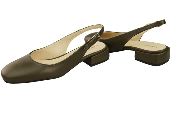 Dámská obuv Olive Sandály na plochém podpatku Přírodní kůže 206 ElitaBut