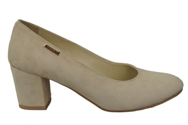Dámská obuv Beige Natural Suede Leather 125 ElitaBut