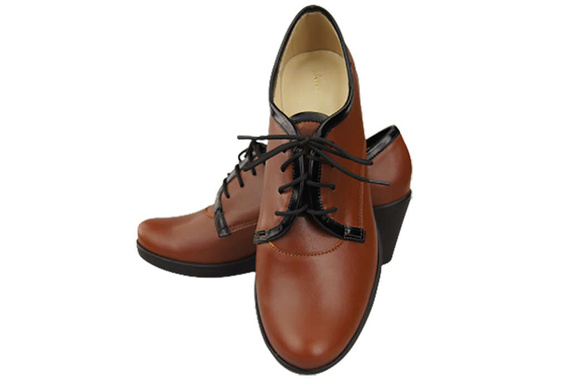 Obuv Dámské polobotky On Anchor přírodní kůže Hnědá 181 ElitaBut