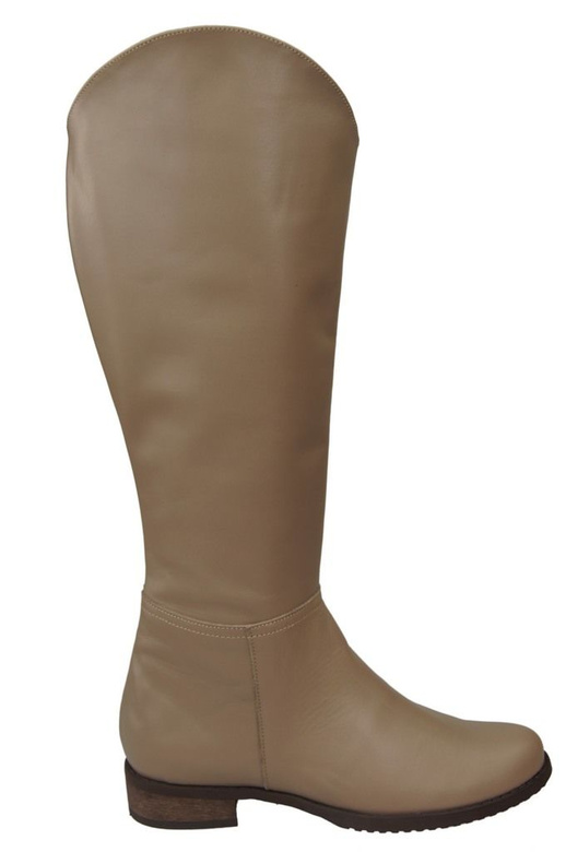 Dámské boty Cappuccino tmavá kůže 124 ElitaBut