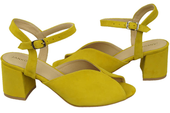 Dámská obuv Lemon Leather Suede Sandals 185 ElitaBut