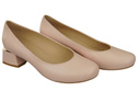 Dámská obuv Přírodní kožené lodičky 159 Powder pink ElitaBut