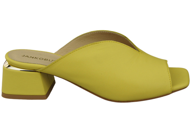 Dámská obuv Lemon Heeled Flip Flops Natural Leather 210 ElitaBut