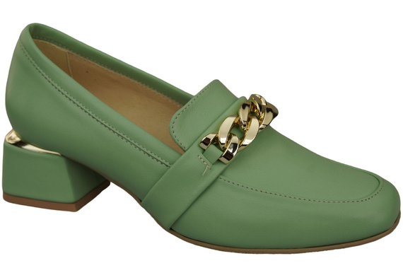 Dámská obuv Mint with Embellished Chain Moccasin pumps Přírodní kůže 193 ElitaBut