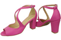 Dámská obuv Sandály Fuchsia Přírodní kůže 186 ElitaBut