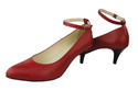 Dámská obuv Červené lodičky Přírodní kůže 997 ElitaBut