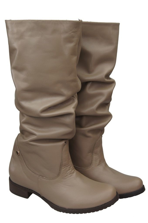 Dámské boty Cappuccino tmavá kůže 123 ElitaBut