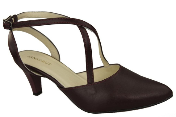 Dámská obuv Sandály Maroon Natural Leather 129 ElitaBut